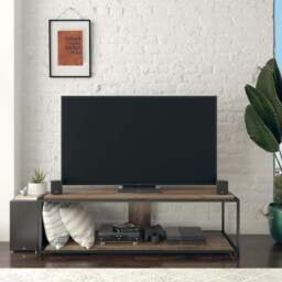 "Quincy TV Unit, Weathered Oak for TVs up to 67""" - thumbnail 2