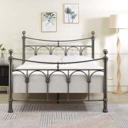 Gamma Nickel Bed Frame - thumbnail 1