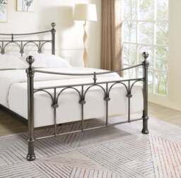 Gamma Nickel Bed Frame - thumbnail 4