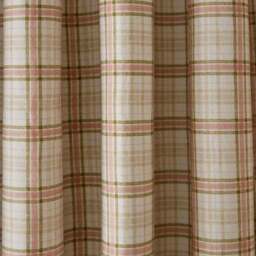 Denton Check Blackout Eyelet Curtains - thumbnail 3