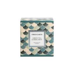 Fired Earth Green Tea & Bergamot Candle - thumbnail 3
