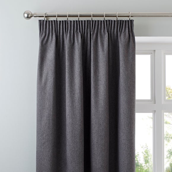 Luna Brushed Pencil Pleat Curtains (Blackout Available) - image 1