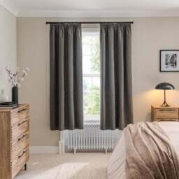 Luna Brushed Pencil Pleat Curtains (Blackout Available) - thumbnail 4