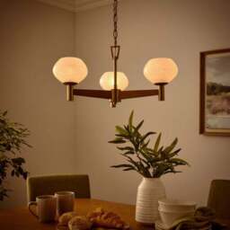 Hartford Alabaster 3 Light Semi Flush Ceiling Light - thumbnail 2