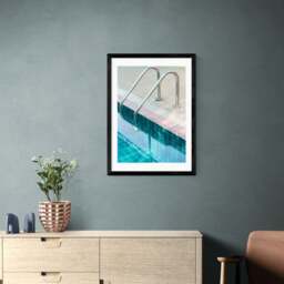 East End Prints Vintage Swimming Pool Print by Honey Island Studio - thumbnail 1