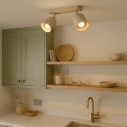 EGLO Tilston Minimalist Dual Ceiling Spotlight - thumbnail 1