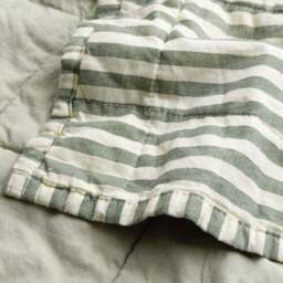 Yard Hebden Stripe 100% Cotton Bedspread - thumbnail 2