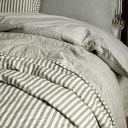 Yard Hebden Stripe 100% Cotton Bedspread - thumbnail 3