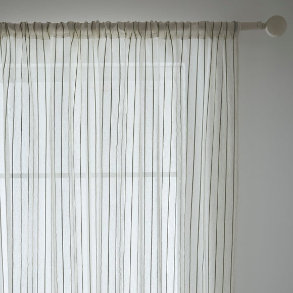 Lucia Stripe Slot Top Voile Panel - image 1