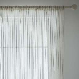 Lucia Stripe Slot Top Voile Panel - thumbnail 1