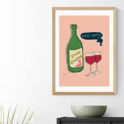 East End Prints Wine Not Print - thumbnail 1