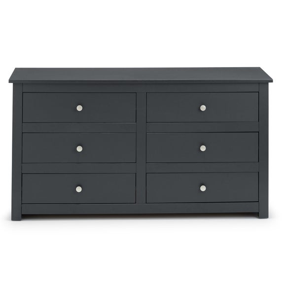 Radley 6 Drawer Chest, Dark Grey - image 1