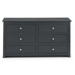 Radley 6 Drawer Chest, Dark Grey - thumbnail 1