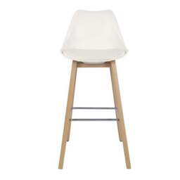 Erik Counter Height Bar Stool, White - thumbnail 2