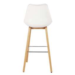 Erik Counter Height Bar Stool, White - thumbnail 6