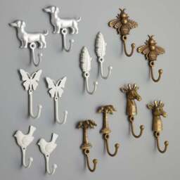 Mix and Match Feather Curtain Tieback Hooks - thumbnail 2