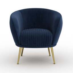 Bella Velvet Cocktail Chair - thumbnail 6