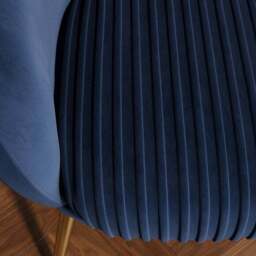 Bella Velvet Cocktail Chair - thumbnail 2