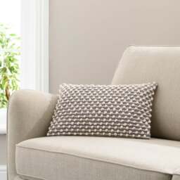 Jersey Bobble Rectangle Cushion