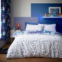 Pixel Duvet Cover & Pillowcase Set - thumbnail 2