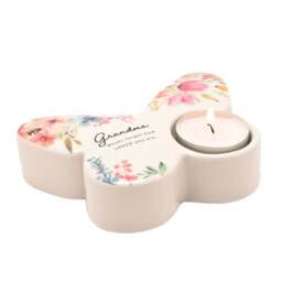 The Cottage Garden Floral Butterfly Ceramic Tealight Holder - thumbnail 3