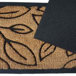 Natural Leaves Coir Doormat - thumbnail 3