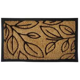Natural Leaves Coir Doormat - thumbnail 2
