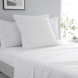 Pure Cotton Continental Square Pillowcase - thumbnail 1