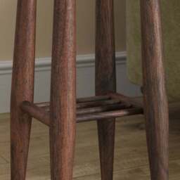 Haider Plinth Side Table, Acacia Wood - thumbnail 3