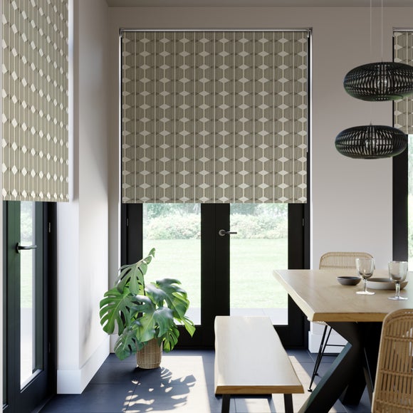 Zander Geometric Print Daylight Made to Measure Roller Blind - image 1