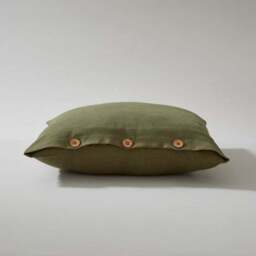 Cotton Linen Square Cushion Cover - thumbnail 2