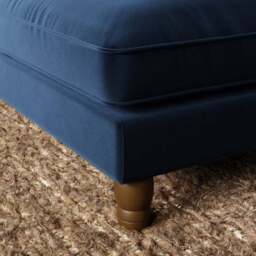 Beatrice Matte Velvet Snuggle Chaise - thumbnail 4