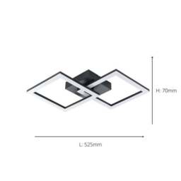 EGLO Palmaves-E Flush Ceiling Light - thumbnail 3