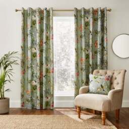 Fresh Botanical Eyelet Curtains - thumbnail 2