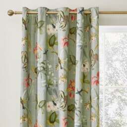 Fresh Botanical Eyelet Curtains - thumbnail 1