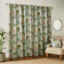 Fresh Botanical Eyelet Curtains - thumbnail 4