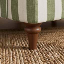 Beatrice II Woven Stripe Single Snuggle Sofa Bed - thumbnail 4