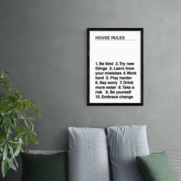 East End Prints House Rules Print - image 1