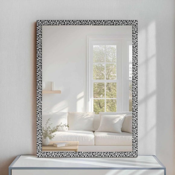 Nielsen Florentina Mosaic Effect Rectangle Wall Mirror - image 1