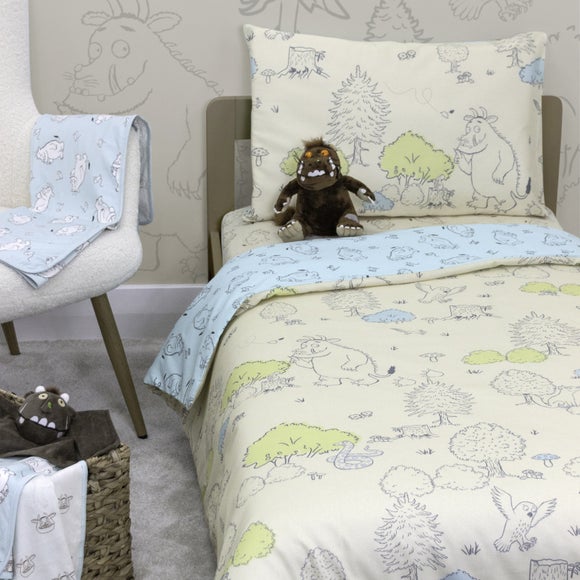 Gruffalo My First 100% Cotton Cotbed Duvet Cover & Pillowcase Set - image 1