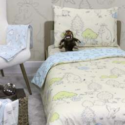 Gruffalo My First 100% Cotton Cotbed Duvet Cover & Pillowcase Set - thumbnail 1