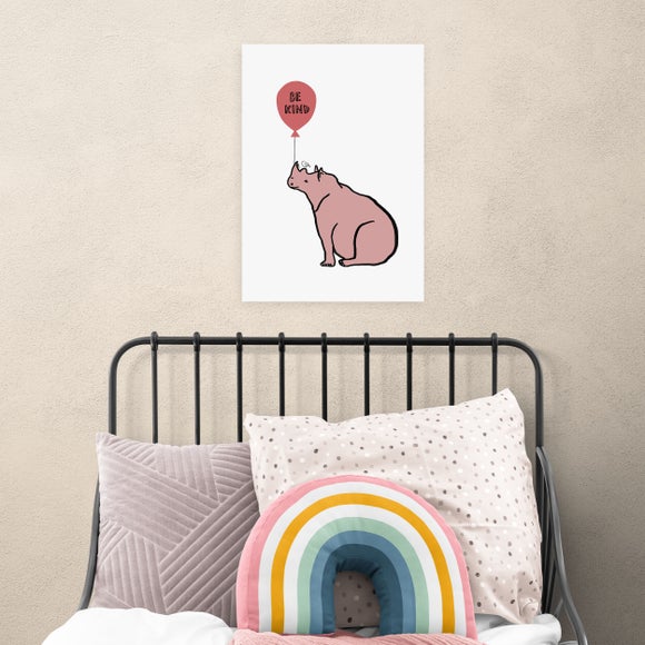East End Prints Be Kind Rhino Print - image 1