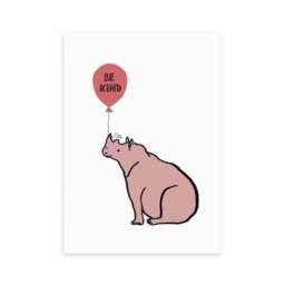 East End Prints Be Kind Rhino Print - thumbnail 2