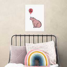 East End Prints Be Kind Rhino Print - thumbnail 1