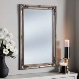Yearn French Rectangle Bevelled Wall Mirror - thumbnail 1
