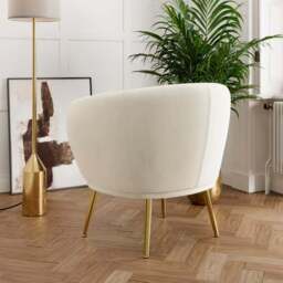 Bella Velvet Cocktail Chair - thumbnail 2