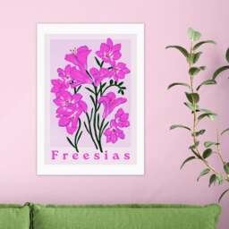 East End Prints Freesias Print - thumbnail 1