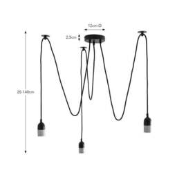 Romelia Flex 3 Light Spider Ceiling Light - thumbnail 6