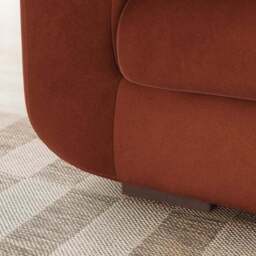 Luca Matte Soft Velvet Snuggle Chair - thumbnail 4