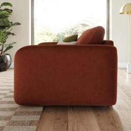 Luca Matte Soft Velvet Snuggle Chair - thumbnail 2
